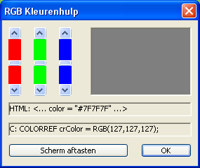 RGB kleurenhulp